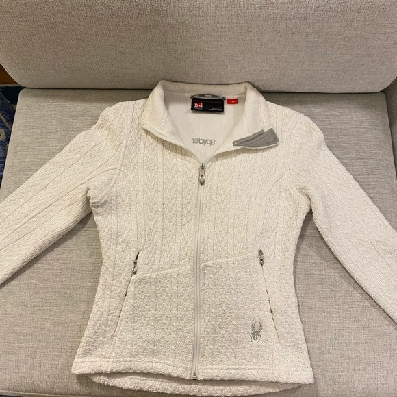 Spyder sky/thermal zipped top - technical wear - Picture 4 of 8